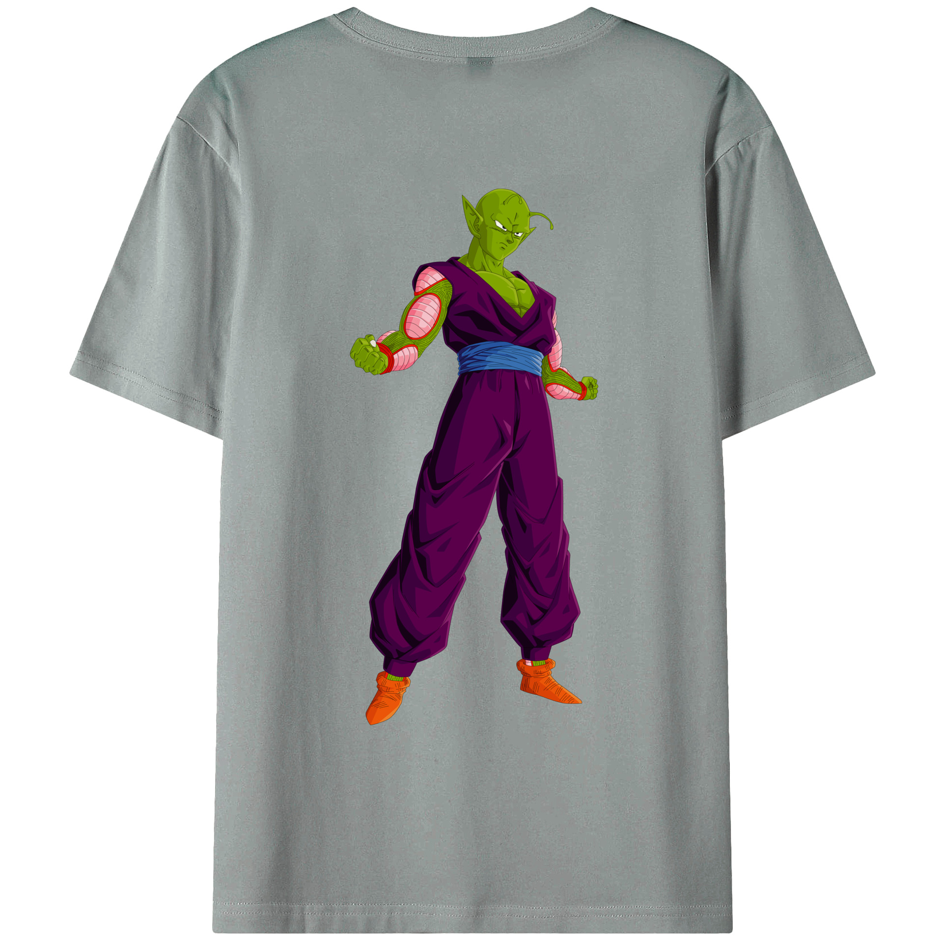 （画像用） ドラゴンボール ピッコロ DRAGON BALL Piccolo 綿100％ メンズ半袖Tシャツ（バックプリント） 通気性